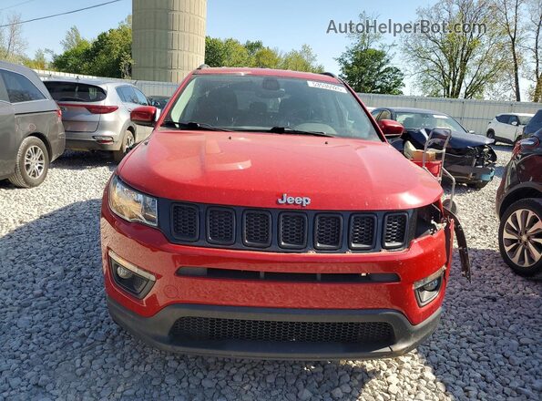 3C4NJDBBXJT185669 2018 JEEP COMPASS Красный Вид спереди