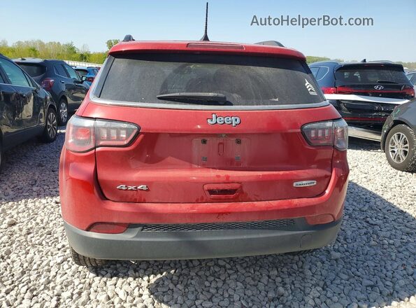 3C4NJDBBXJT185669 2018 JEEP COMPASS Красный Вид сзади