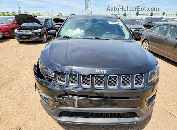 3C4NJDBBXJT192282 2018 JEEP COMPASS Black Դիմացի տեսք