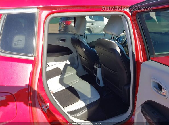 3C4NJDBBXJT457668 2018 JEEP COMPASS Red VIN კოდის სტიკერის ხედი