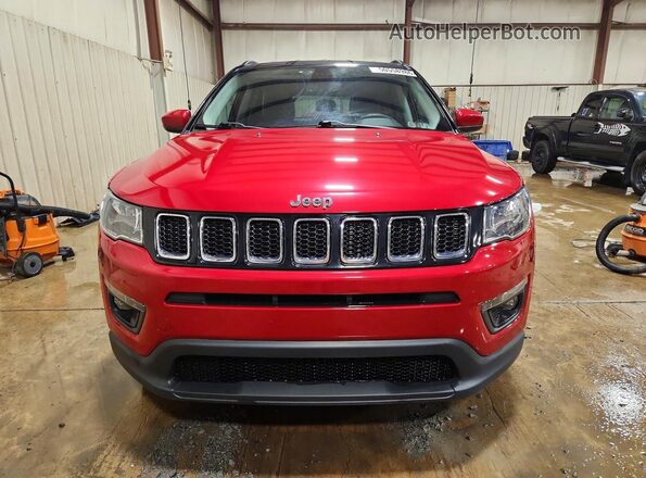 3C4NJDBBXKT601821 2019 JEEP COMPASS Red Front view