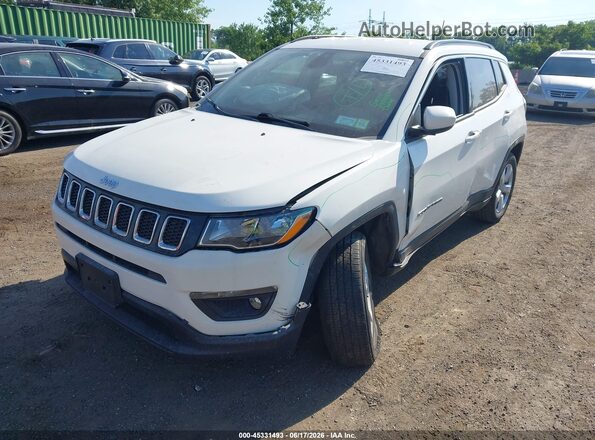 3C4NJDBBXLT138628 2020 JEEP COMPASS White Դիմացի տեսք