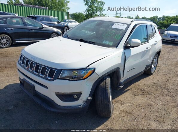 3C4NJDBBXLT138628 2020 JEEP COMPASS White Առջևի ձախ երեք քառորդ տեսարան