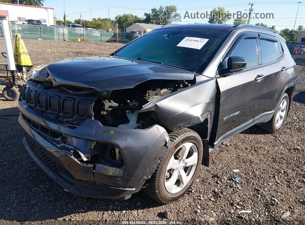 3C4NJDBBXNT170269 2022 JEEP COMPASS Gray Առջևի ձախ երեք քառորդ տեսարան