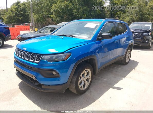 3C4NJDBN2RT100684 2024 JEEP COMPASS Blue წინა მარცხენა ხედი სამი მეოთხედიდან