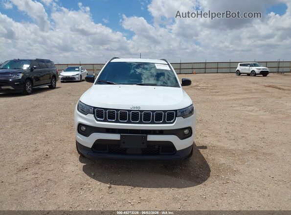 3C4NJDBN3RT138585 2024 JEEP COMPASS White Widok zestawu wskaźników