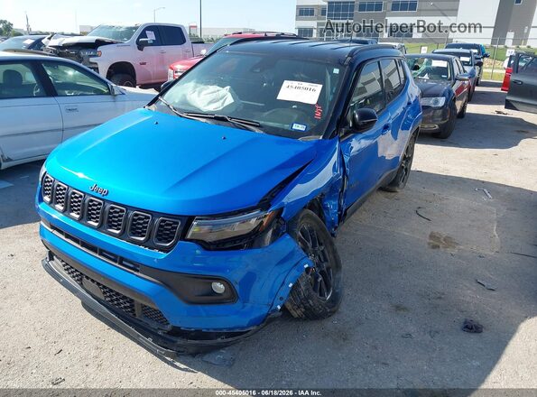 3C4NJDBN3RT169920 2024 JEEP COMPASS Blue Առջևի ձախ երեք քառորդ տեսարան