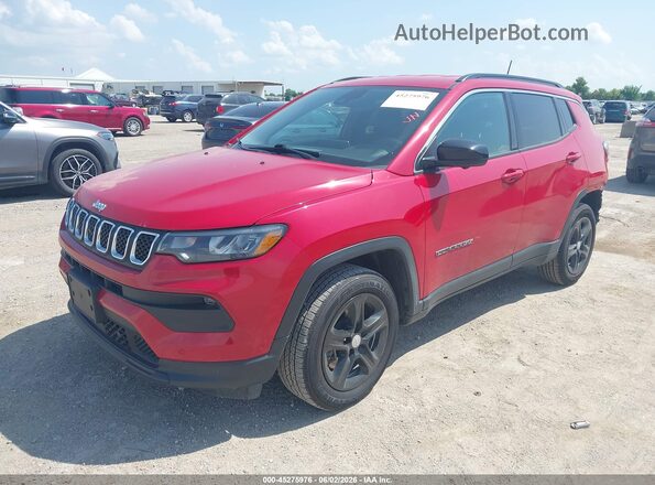3C4NJDBN4PT568865 2023 JEEP COMPASS Red Առջևի ձախ երեք քառորդ տեսարան