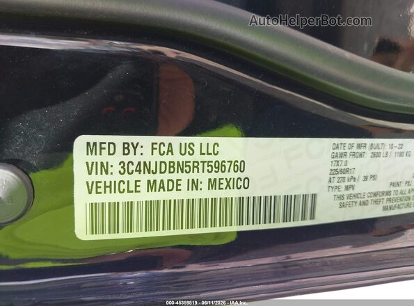 3C4NJDBN5RT596760 2024 JEEP COMPASS Черный 