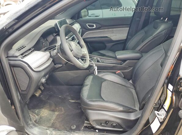 3C4NJDBN5ST548844 2025 JEEP COMPASS Black Вид салону спереду