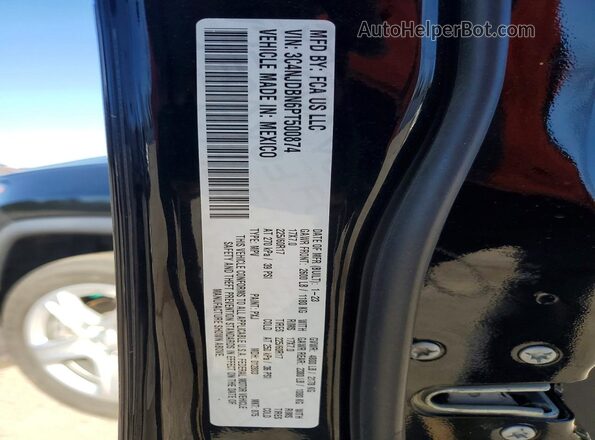 3C4NJDBN6PT500874 2023 JEEP COMPASS Black Вид наклейки з VIN-кодом