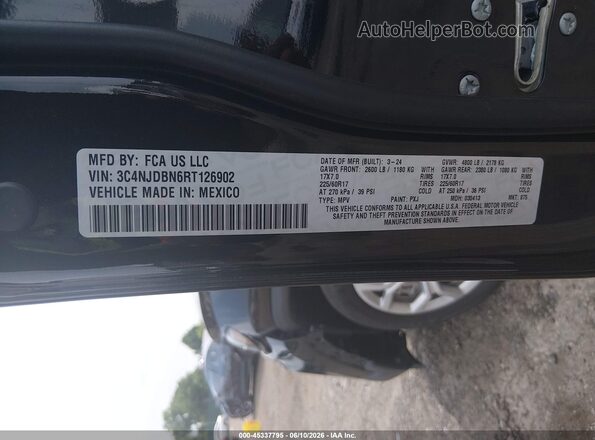 3C4NJDBN6RT126902 2024 JEEP COMPASS Black Вид підкапотного простору