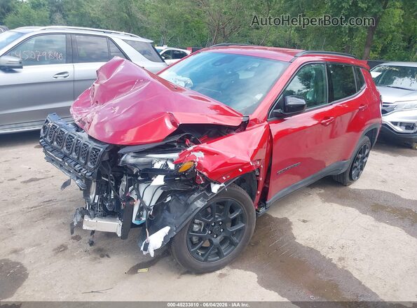 3C4NJDBN6ST607383 2025 JEEP COMPASS Red Przód lewy