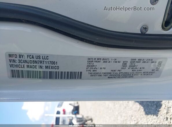 3C4NJDBN7RT117061 2024 JEEP COMPASS White 