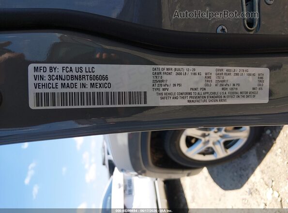 3C4NJDBN8RT606066 2024 JEEP COMPASS Gray 