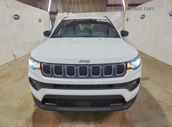 3C4NJDBN8ST592854 2025 JEEP COMPASS White წინა ხედი
