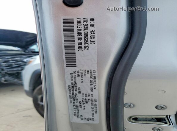 3C4NJDBN9ST517872 2025 JEEP COMPASS Silver VIN sticker view
