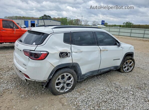 3C4NJDBNXST503012 2025 JEEP COMPASS White Задня права чверть