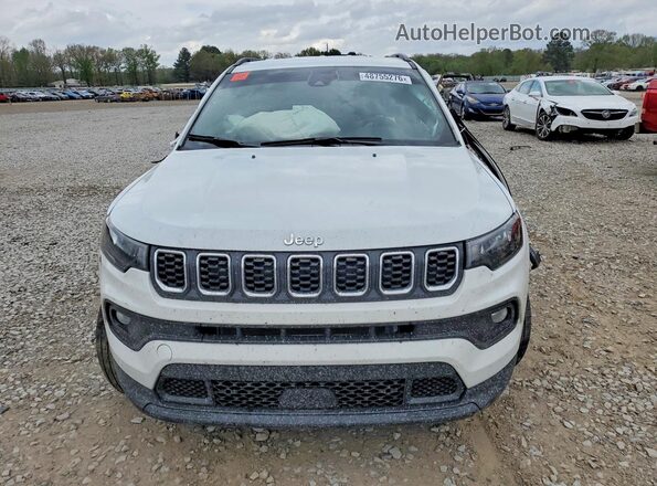 3C4NJDBNXST503012 2025 JEEP COMPASS White Вид спереду