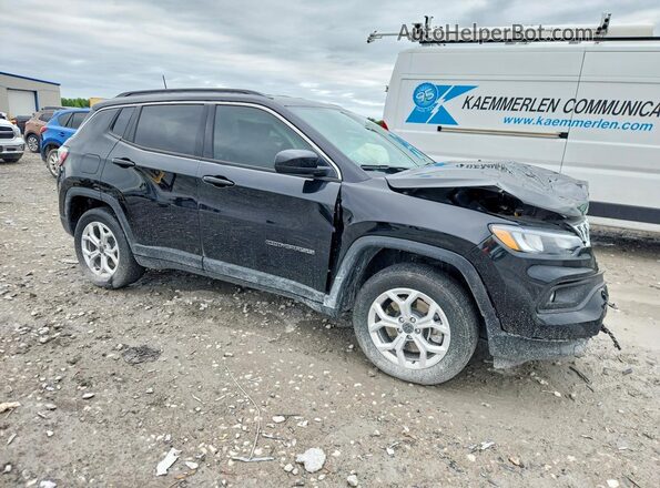 3C4NJDBNXST574923 2025 JEEP COMPASS Black Przód prawy