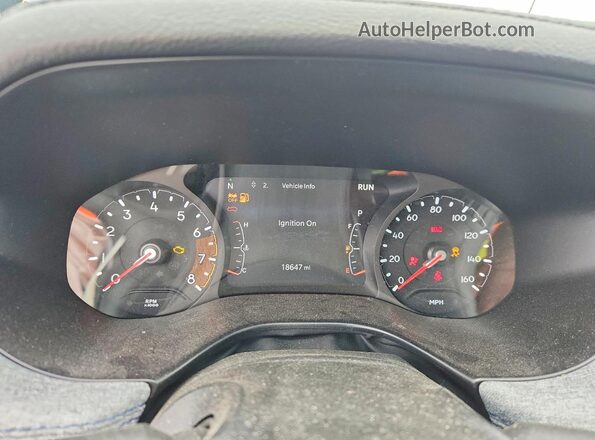 3C4NJDBNXST574923 2025 JEEP COMPASS Black Widok zestawu wskaźników