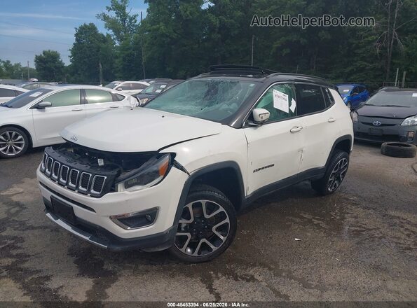 3C4NJDCB0JT245702 2018 JEEP COMPASS White Przód lewy