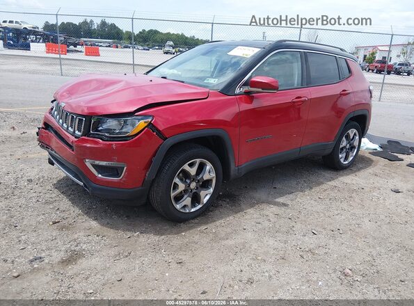 3C4NJDCB0JT354466 2018 JEEP COMPASS Red Przód lewy