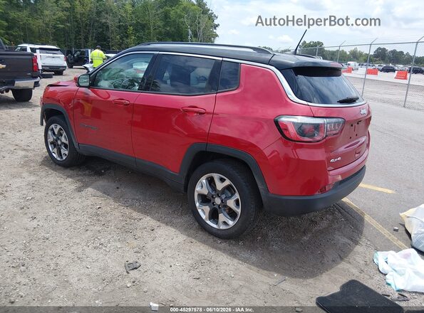 3C4NJDCB0JT354466 2018 JEEP COMPASS Red Tył lewy
