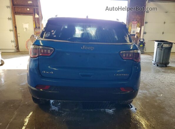 3C4NJDCB0JT365886 2018 JEEP COMPASS Синий Вид сзади