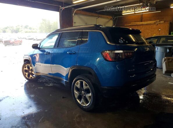 3C4NJDCB0JT365886 2018 JEEP COMPASS Синий Задняя левая четверть