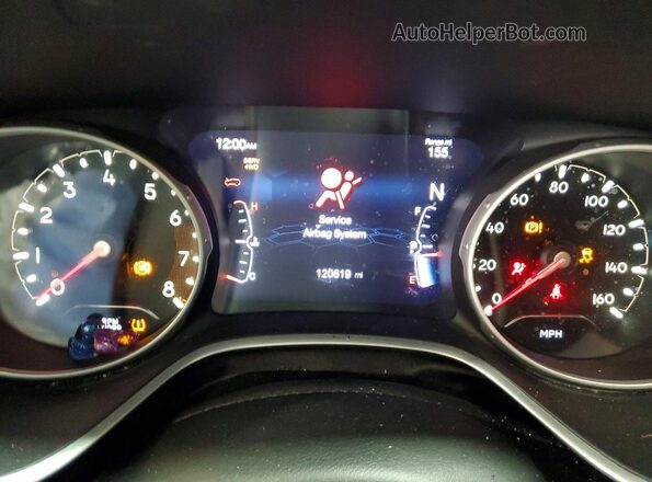 3C4NJDCB0JT365886 2018 JEEP COMPASS Синий Вид щитка приборов