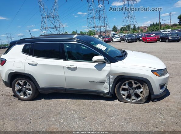 3C4NJDCB0LT116703 2020 JEEP COMPASS White Vista interior de 360 grados