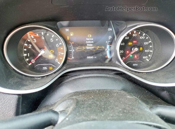 3C4NJDCB0LT142296 2020 JEEP COMPASS White Вид щитка приладів