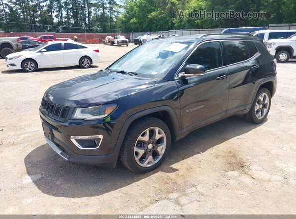 3C4NJDCB1JT340737 2018 JEEP COMPASS Черный Передняя левая четверть
