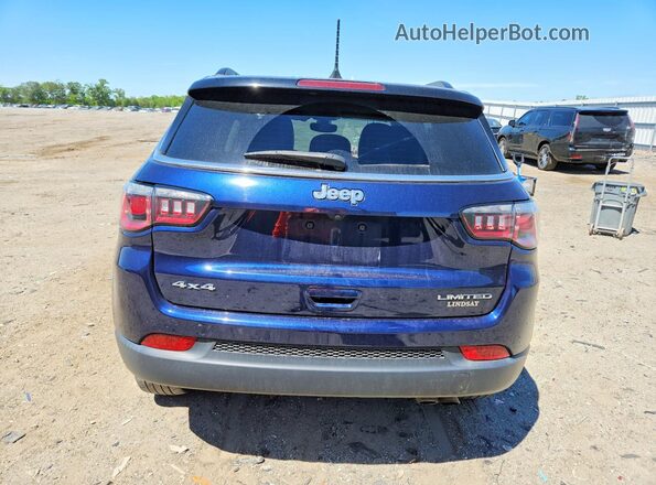 3C4NJDCB1KT734479 2019 JEEP COMPASS Blue Вид ззаду