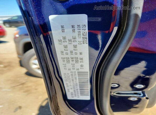 3C4NJDCB1KT734479 2019 JEEP COMPASS Blue Вид підкапотного простору