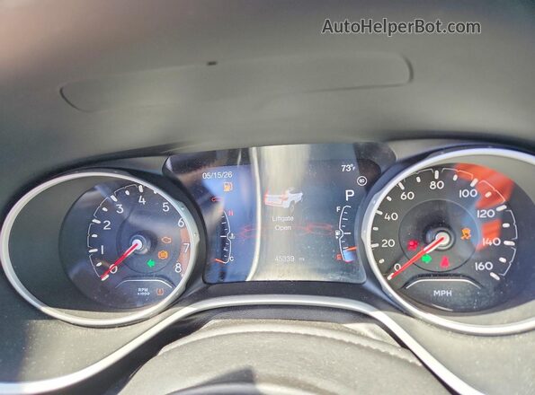 3C4NJDCB1KT734479 2019 JEEP COMPASS Blue Вид щитка приладів