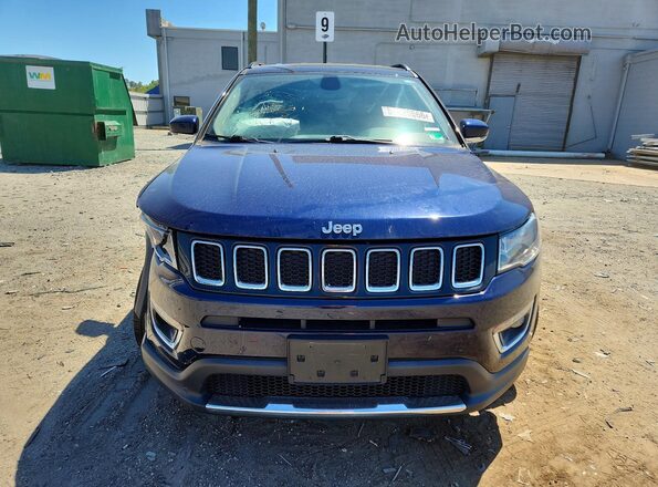 3C4NJDCB1KT734479 2019 JEEP COMPASS Blue Вид спереду