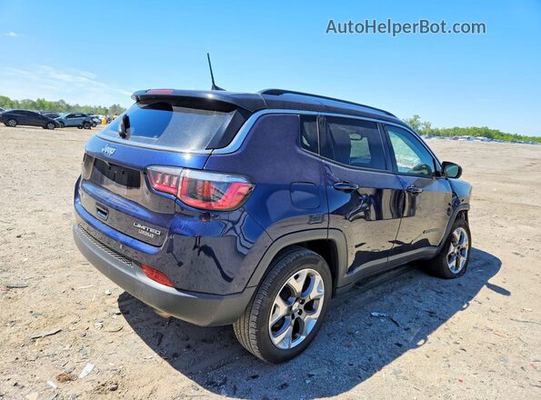 3C4NJDCB1KT734479 2019 JEEP COMPASS Blue Задня права чверть