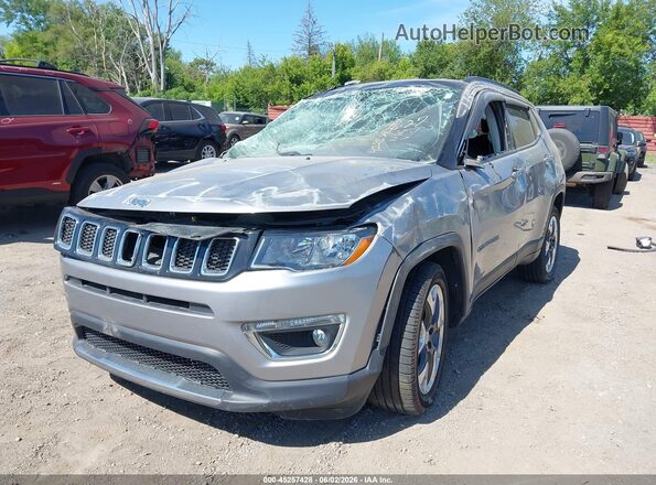 3C4NJDCB1KT767627 2019 JEEP COMPASS Silver Դիմացի տեսք