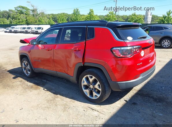 3C4NJDCB1LT235540 2020 JEEP COMPASS Red უკანა მარცხენა