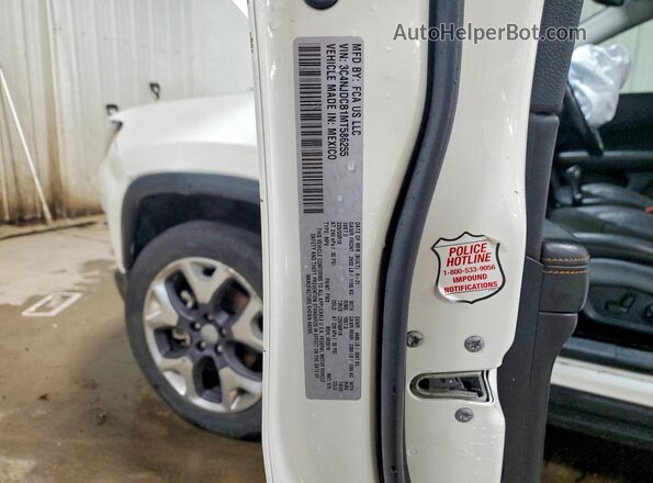 3C4NJDCB1MT586255 2021 JEEP COMPASS White ძრავის განყოფილების ხედი