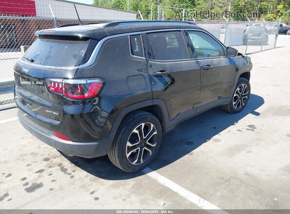 3C4NJDCB1NT116034 2022 JEEP COMPASS Черный Задняя правая четверть