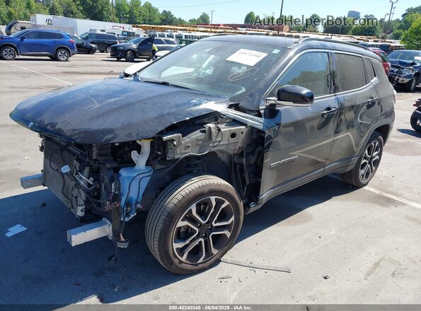 3C4NJDCB1NT116034 2022 JEEP COMPASS Черный Передняя левая четверть