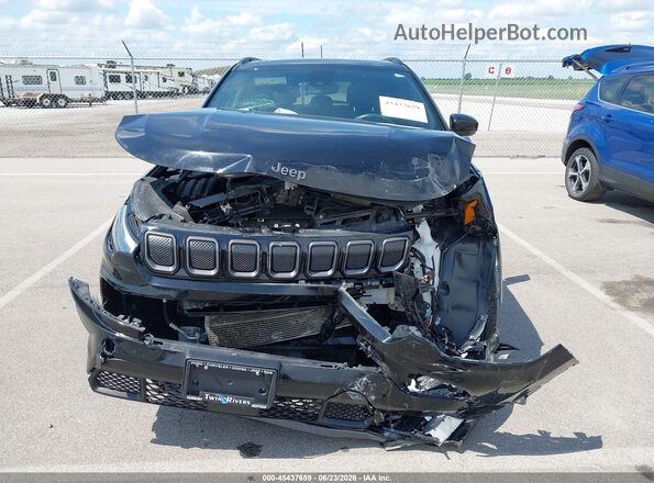 3C4NJDCB1NT164777 2022 JEEP COMPASS Black Widok zestawu wskaźników