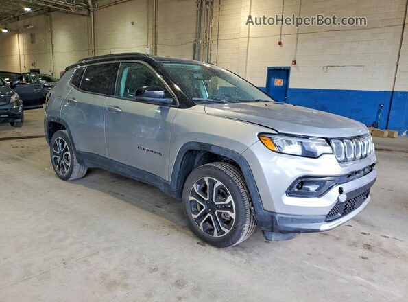 3C4NJDCB1NT227733 2022 JEEP COMPASS Silver Przód prawy