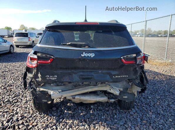 3C4NJDCB2JT332808 2018 JEEP COMPASS Black Rear view