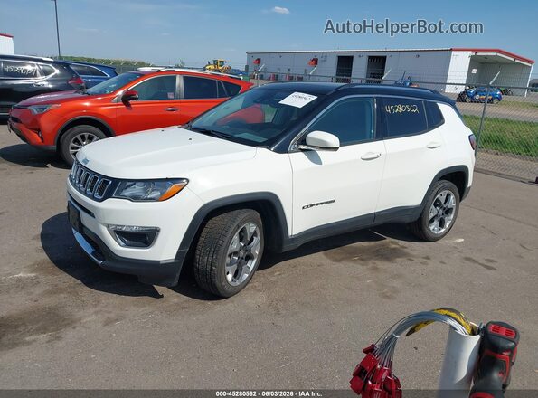 3C4NJDCB2KT748360 2019 JEEP COMPASS White Vista tres cuartos delantera izquierda
