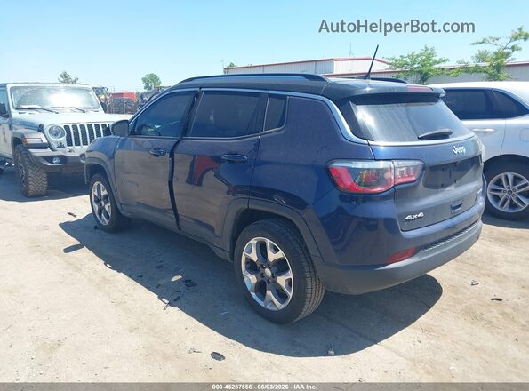 3C4NJDCB2KT787403 2019 JEEP COMPASS Blue Հետևի ձախ