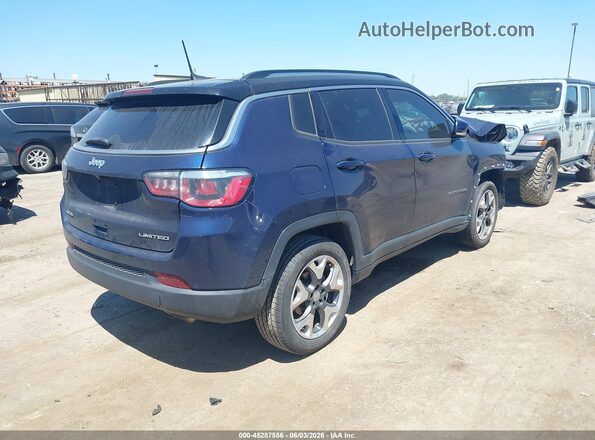 3C4NJDCB2KT787403 2019 JEEP COMPASS Blue Հետևի աջ